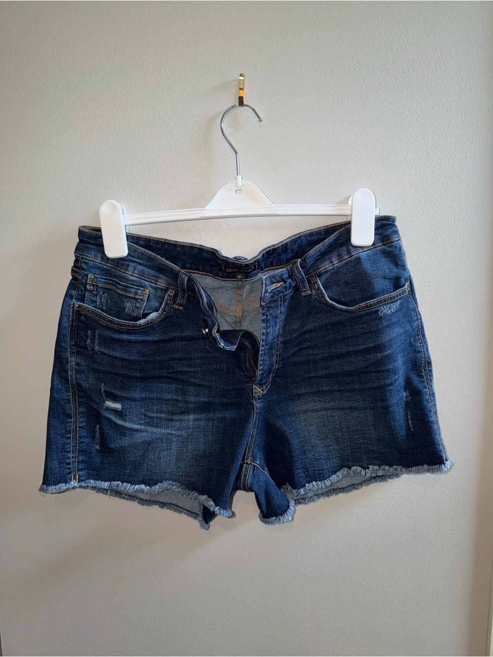 Dear John Dark Blue Denim Cutoff Shorts